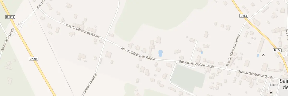 Plan du 42T Rue du Général de Gaulle à Saint-Vivien-de-Médoc