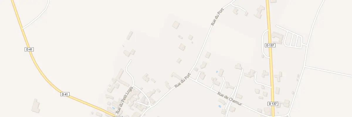 Plan du 45 Rue du port à La Réorthe