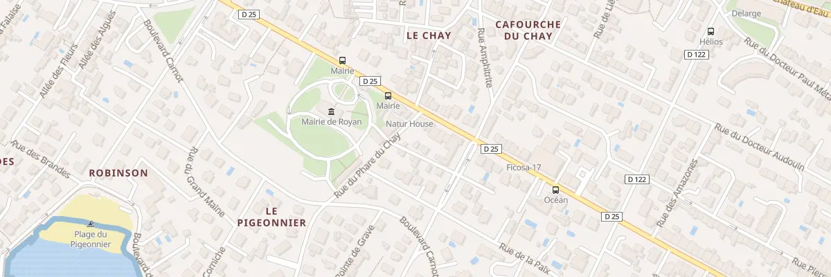 Plan du 70 Av de Pontaillac à Royan