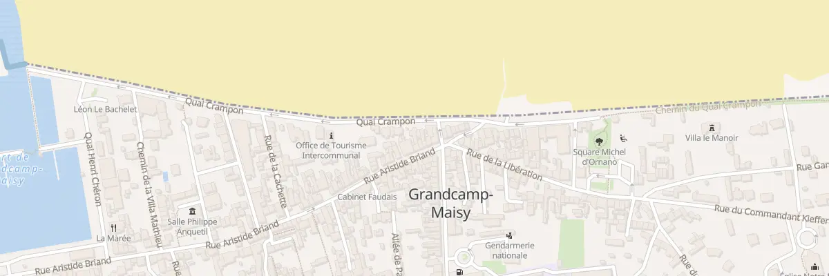 Plan du 46 Quai Crampon à Grandcamp-Maisy
