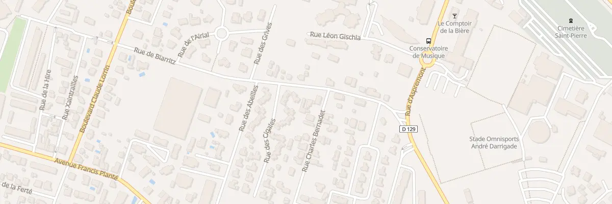 Plan du 24 Rue de Biarritz à Dax