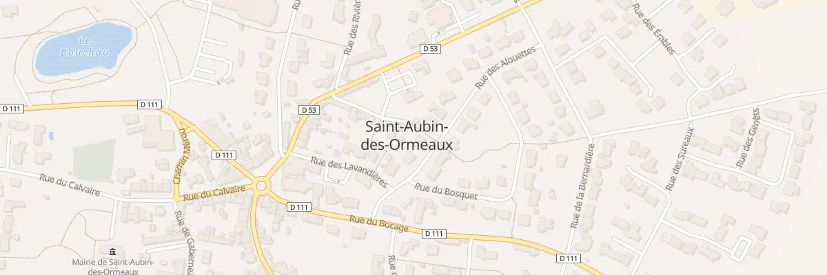 Plan du 10 Rue des alouettes à Saint-Aubin-des-Ormeaux