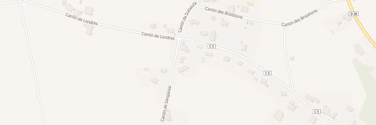 Plan du 47 Che de Sangausa à Saint-Pé-de-Léren