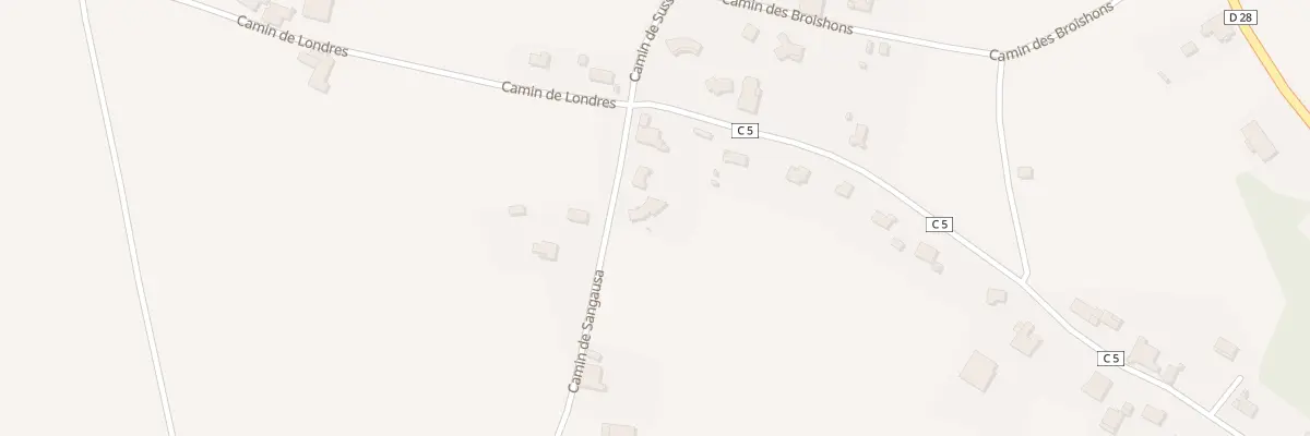 Plan du 71 Che de Sangausa à Saint-Pé-de-Léren