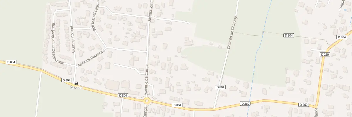Plan du 91 Av de Camps au Teich