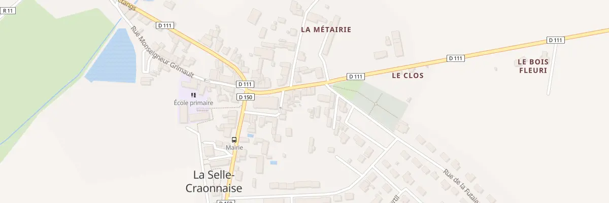 Plan du 10 Rue de la Sablonnière à La Selle-Craonnaise