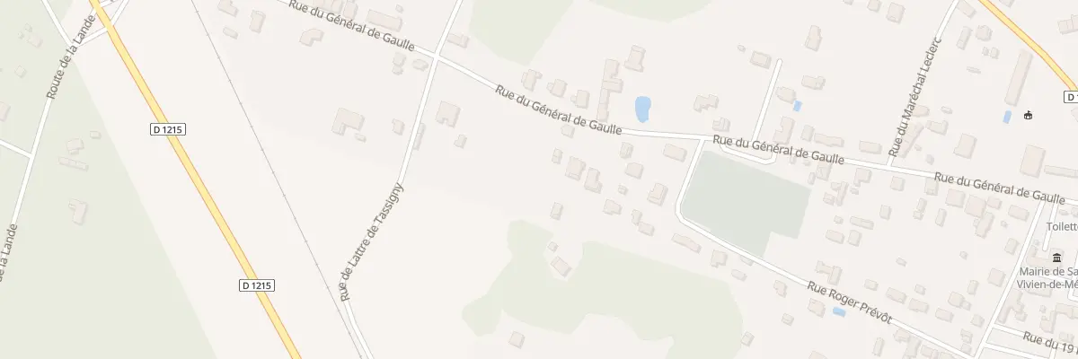Plan du 33 Rue du Général de Gaulle à Saint-Vivien-de-Médoc
