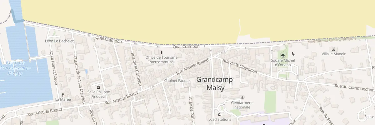 Plan du 24 Rue Aristide Briand à Grandcamp-Maisy
