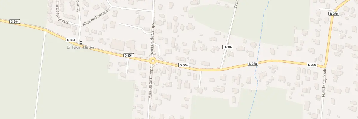 Plan du 12B Rue de la Mission au Teich