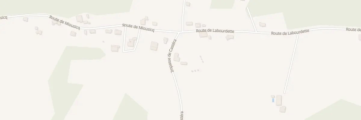 Plan du 55 Imp de Castera à Gaas