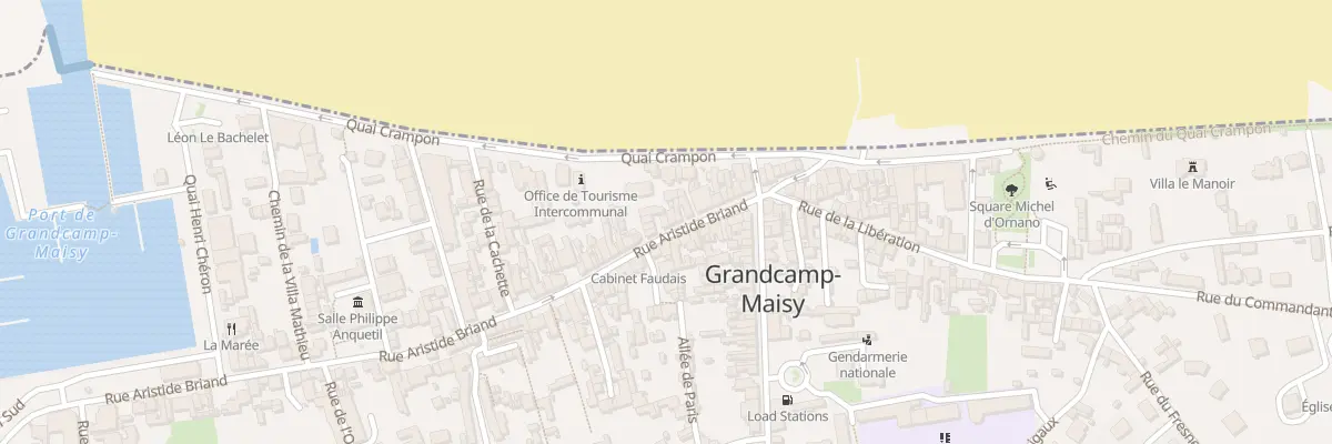 Plan du 26 Rue Aristide Briand à Grandcamp-Maisy