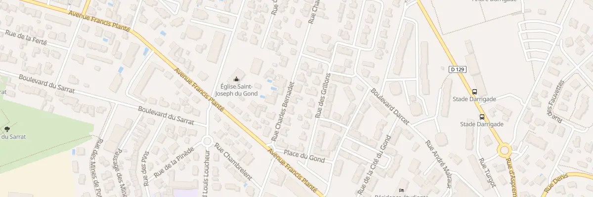 Plan du 19 Rue Charles Bernadet à Dax
