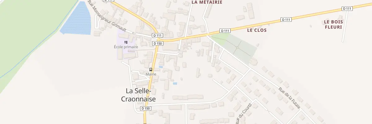 Plan du 15 Pl Jean Bruchet à La Selle-Craonnaise