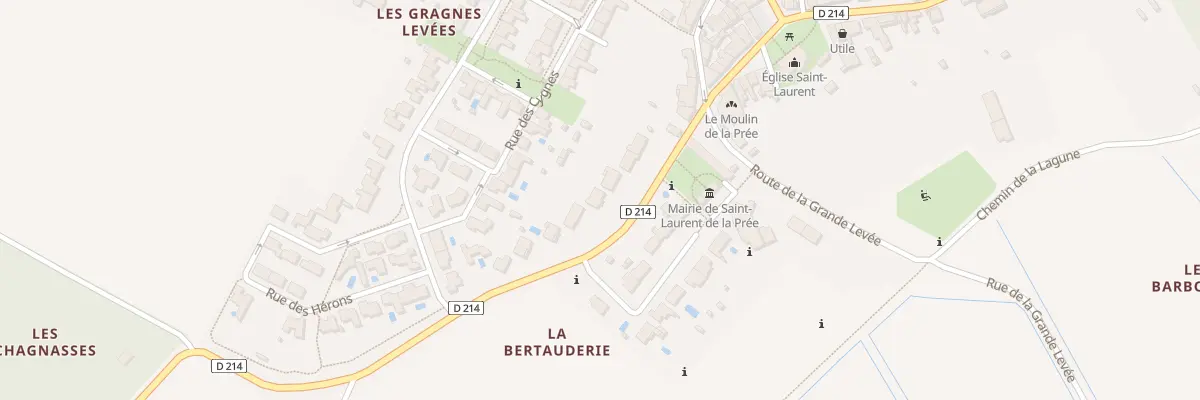 Plan du 5439 Rue de la Croix des Joncs à Saint-Laurent-de-la-Prée