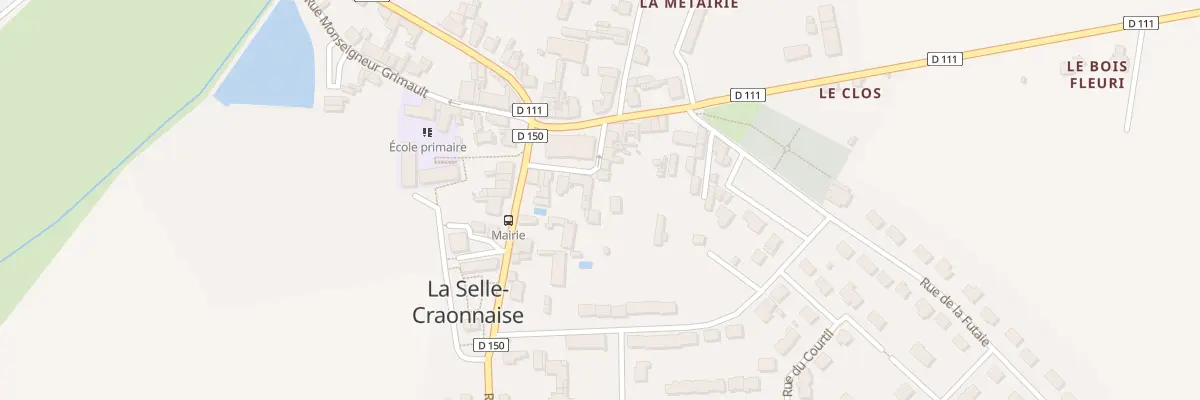 Plan du 16 Pl Jean Bruchet à La Selle-Craonnaise