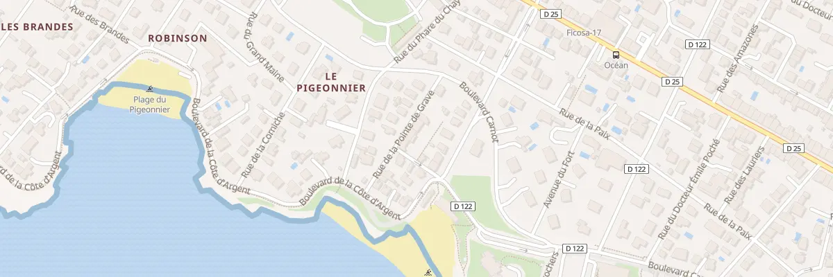 Plan du 6 Rue de la Pointe de Grave à Royan