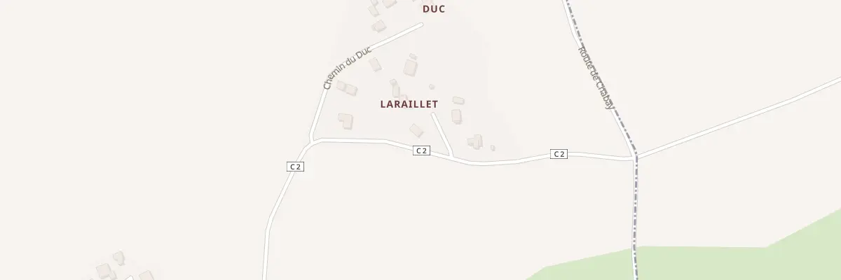 Plan du 55 Che de Larraillet à Arancou