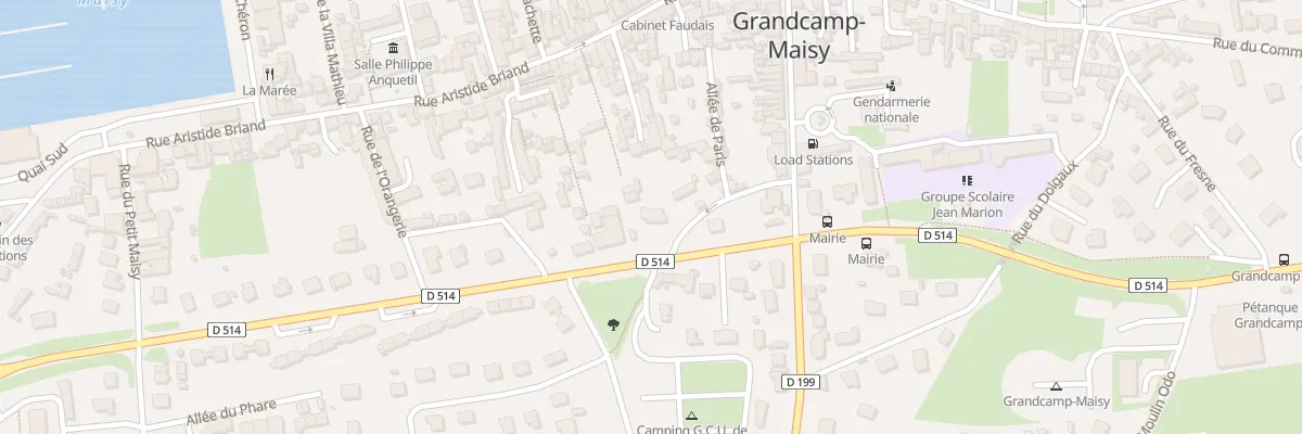 Plan du 1 Rue Georges Seurat à Grandcamp-Maisy