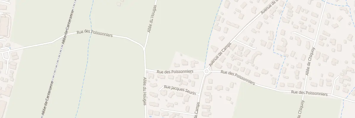 Plan du 108 Rue des Poissonniers au Teich