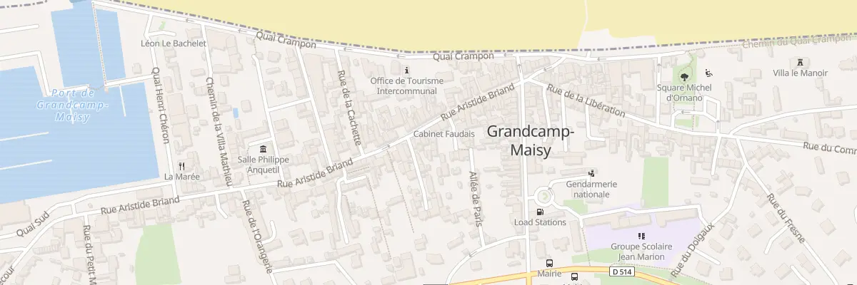 Plan du 35T Rue Aristide Briand à Grandcamp-Maisy