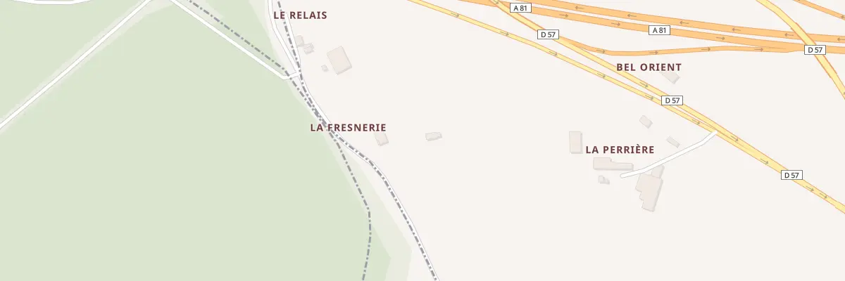 Plan du 2 La Fresnerie à La Gravelle