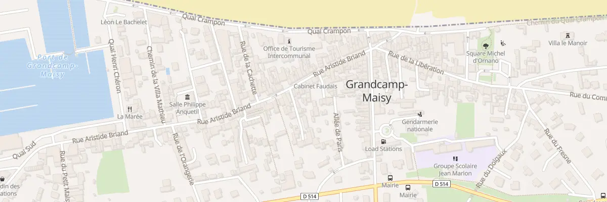 Plan du 35 Rue Aristide Briand à Grandcamp-Maisy