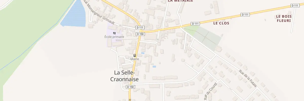 Plan du 14 Pl Jean Bruchet à La Selle-Craonnaise
