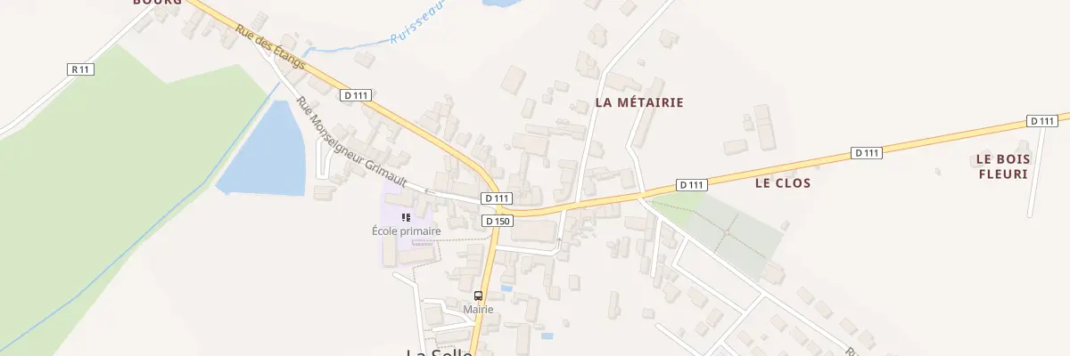 Plan du 2 Pl Jean Bruchet à La Selle-Craonnaise