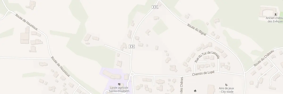 Plan du 230 Rte de la Vieille Côte à Saint-Pandelon