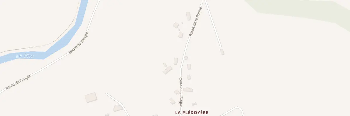 Plan du 4 Rte de la Roque à Condé-sur-Vire