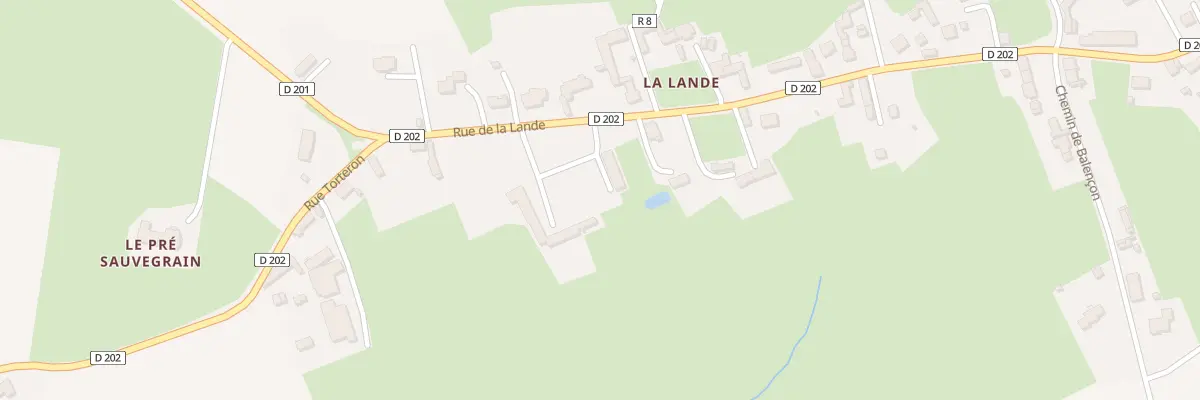 Plan du 3 Rue de la Lande à Lison
