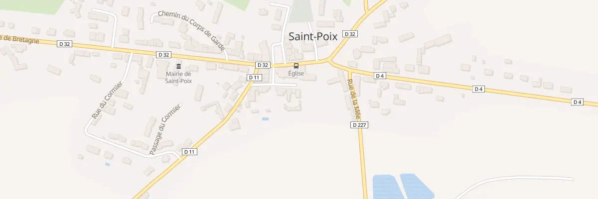 Plan du 9 Pl de l’Eglise à Saint-Poix