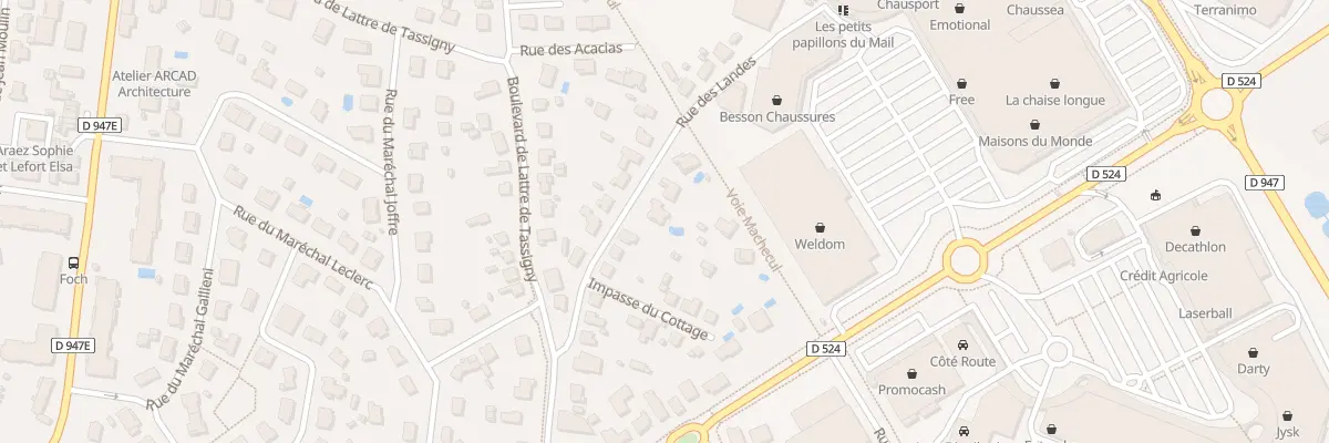 Plan du 16 Rue des Landes à Saint-Paul-lès-Dax