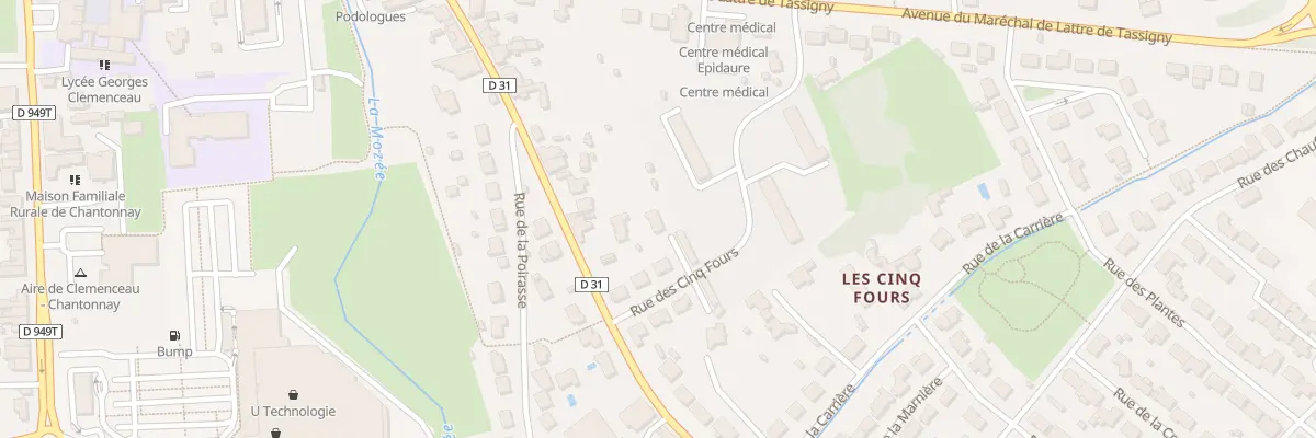 Plan du 25B Rue maurice morand à Chantonnay