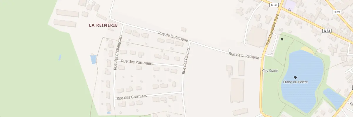 Plan du 2 Rue des Pommiers au Pertre