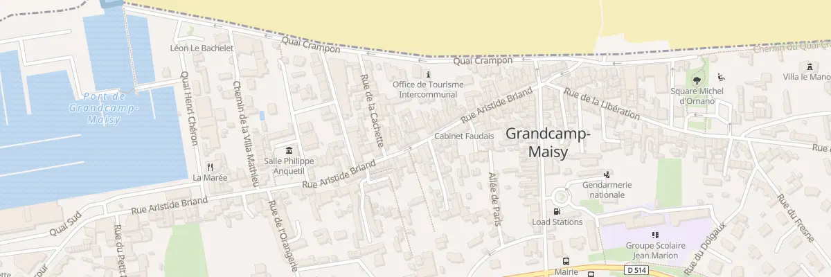 Plan du 58 Rue Aristide Briand à Grandcamp-Maisy
