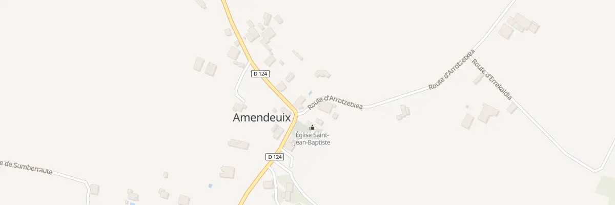 Plan du 5003 Ithourrondo à Amendeuix-Oneix