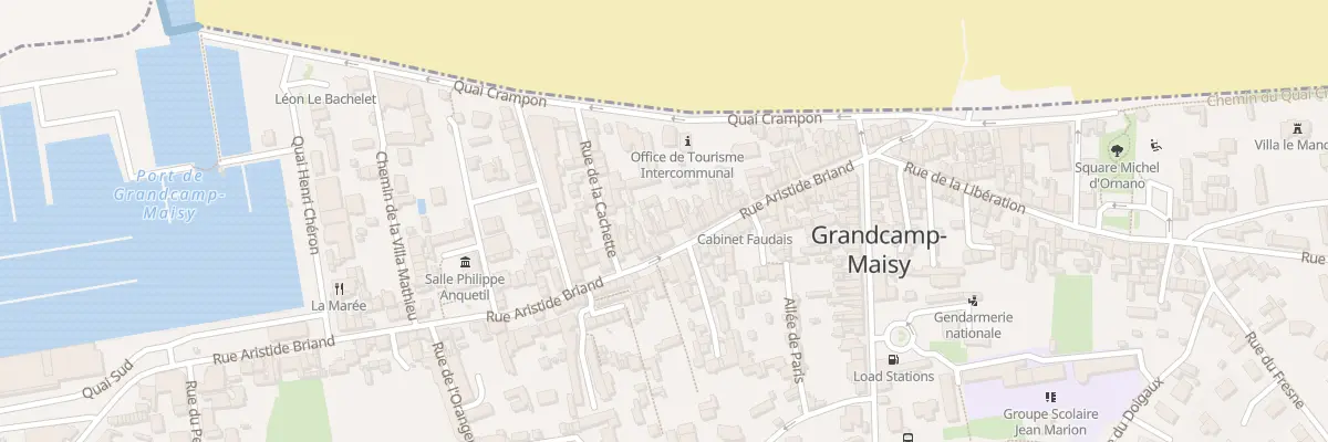 Plan du 56 Rue Aristide Briand à Grandcamp-Maisy