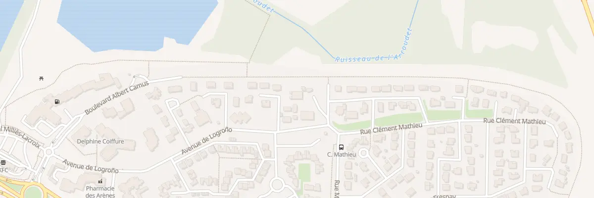 Plan du 6 Rue Marcel Pagnol à Dax