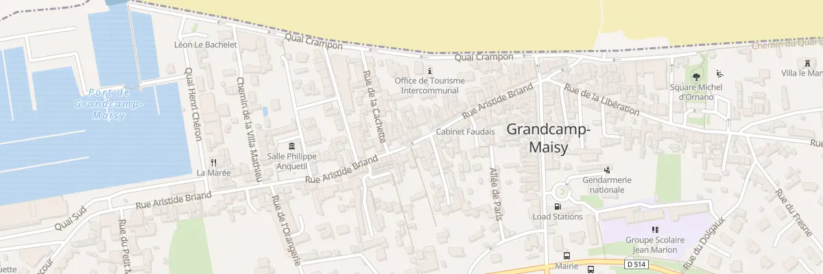 Plan du 62 Rue Aristide Briand à Grandcamp-Maisy