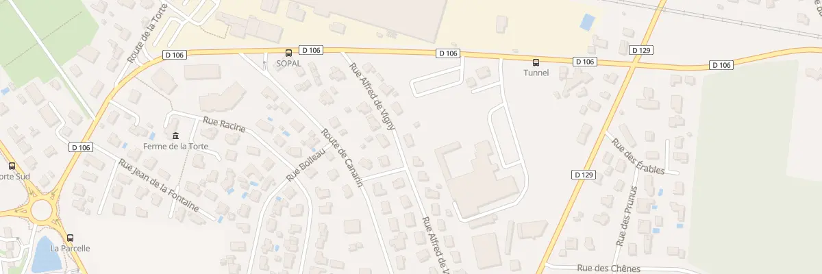 Plan du 7 Rue Alfred de Vigny à Dax