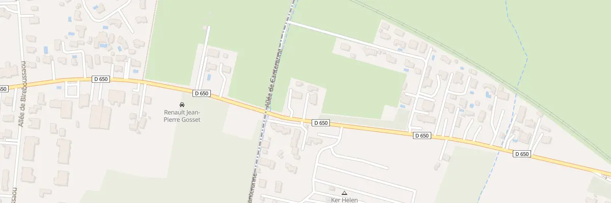 Plan du 110 Av de la Côte d’Argent au Teich