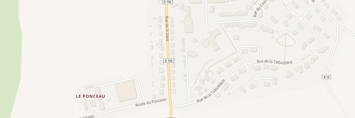 Plan du 25 Rue de la Gare à La Selle-Craonnaise