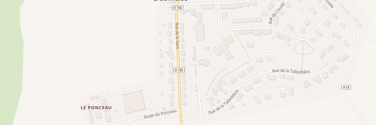 Plan du 23 Rue de la Gare à La Selle-Craonnaise