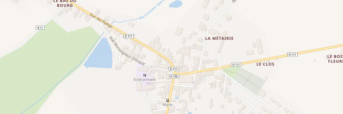 Plan du 6 Rue des Etangs à La Selle-Craonnaise
