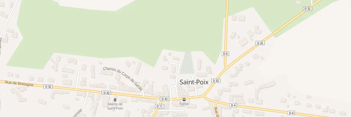 Plan du 9 Rue de la Loge à Saint-Poix