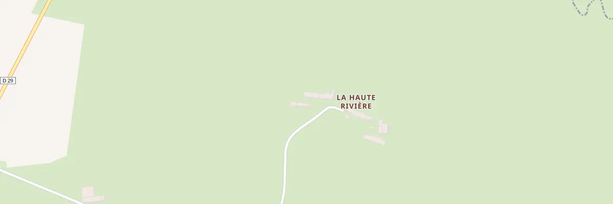 Plan du 3 La Haute Rivière à La Croixille