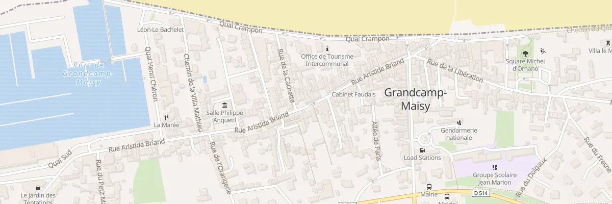 Plan du 66 Rue Aristide Briand à Grandcamp-Maisy