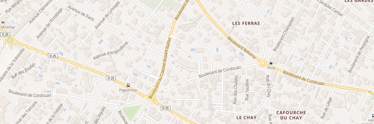 Plan du 45 Bd de Cordouan à Royan