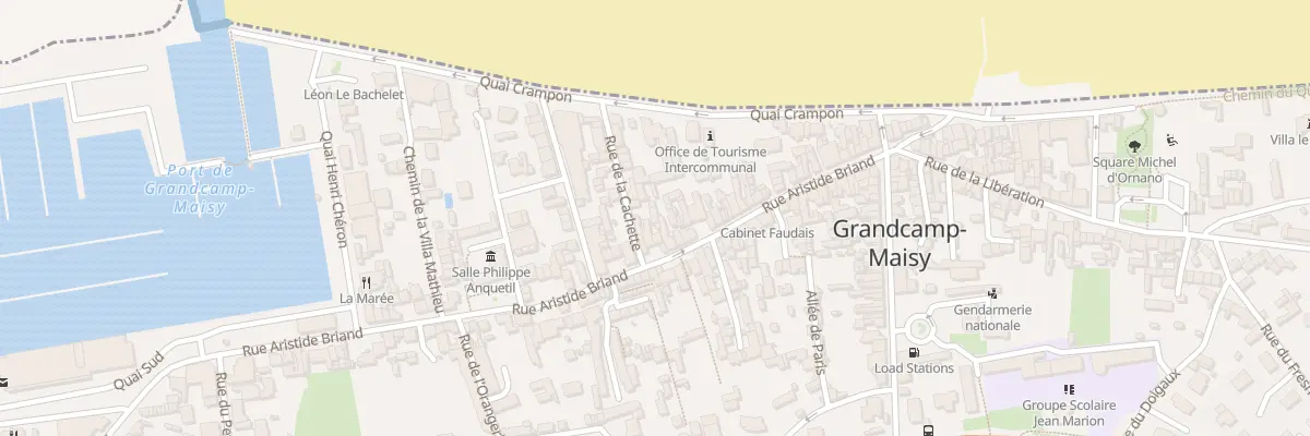 Plan du 70B Rue Aristide Briand à Grandcamp-Maisy